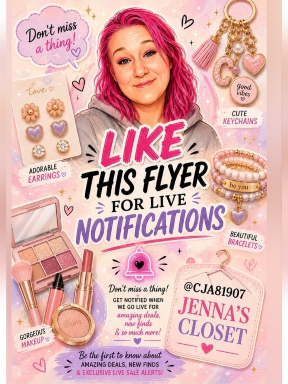 Please Like This New Live Notifications Flyer